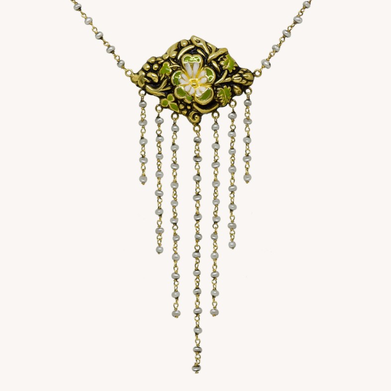 NEOBAROQ | Enamel Gold Necklace