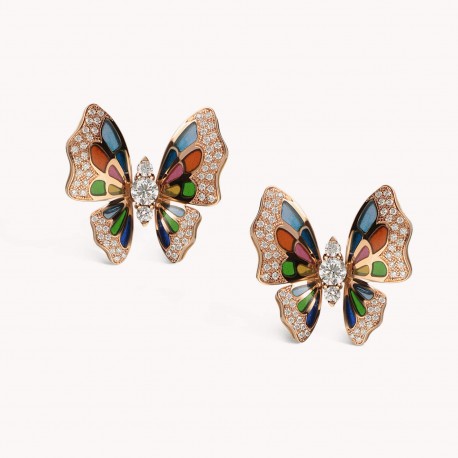 Diamond Biutterfly Earrings
