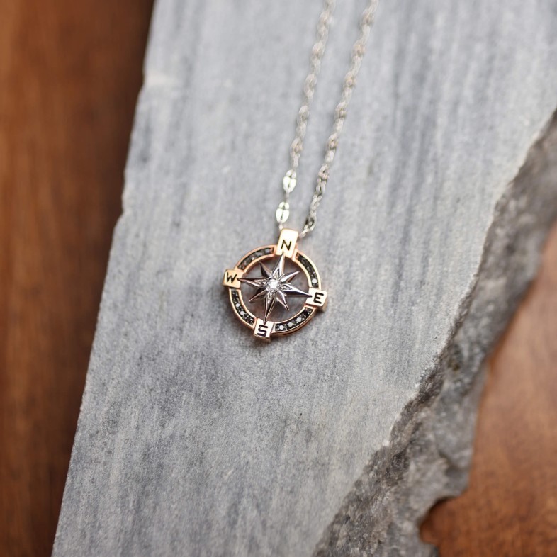 Diamond pendant necklace