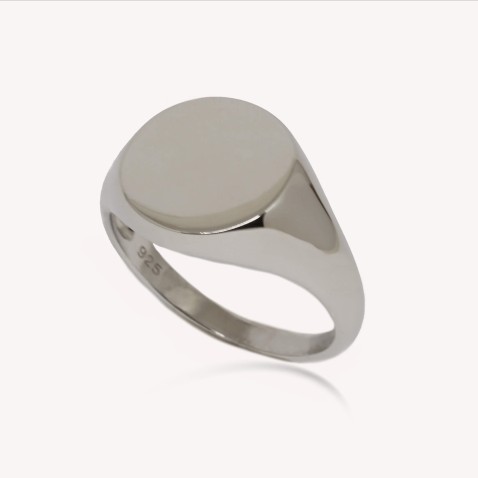 Round Signet Ring