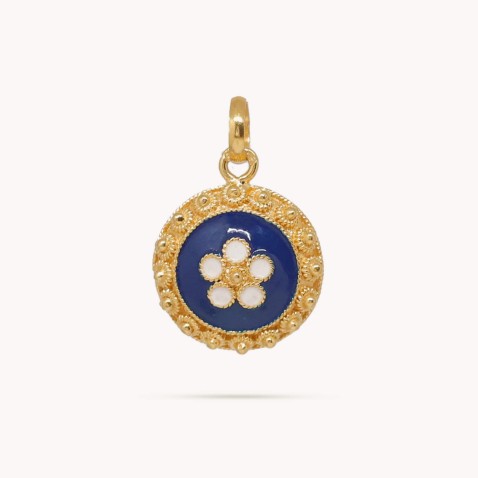 Portuguese Roses | Enamel Medal pendant