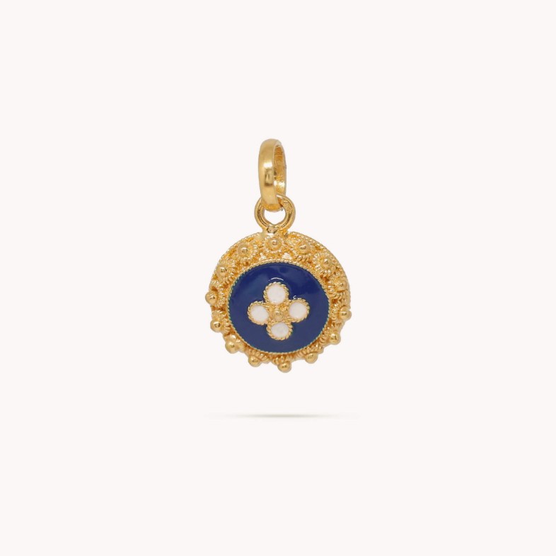 Portuguese Roses | Enamel Medal pendant