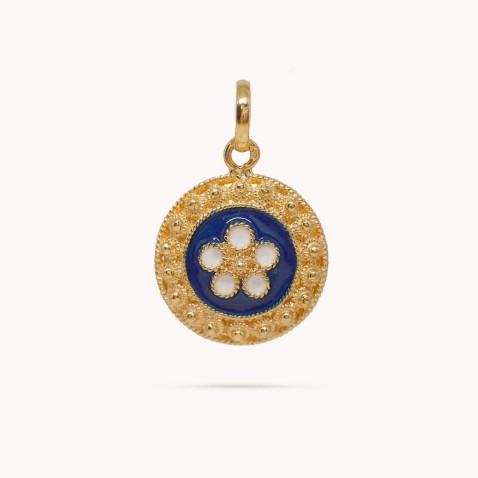 Portuguese Roses | Enamel Medal pendant