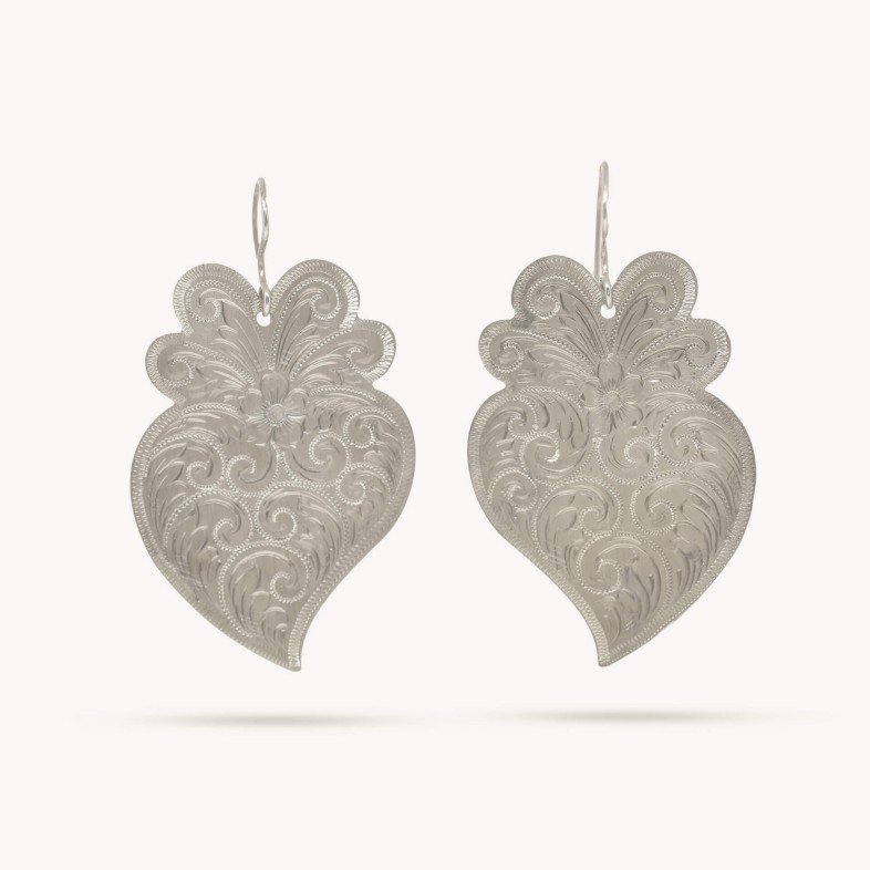 Cinzel | Heart Earrings