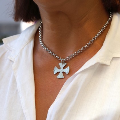 Templar Cross Necklace