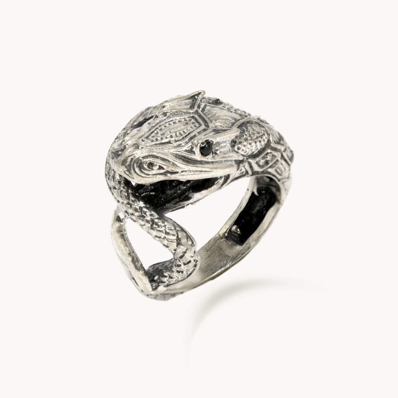 Savage |Enamel Snake Ring