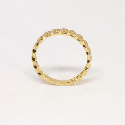 Diamond Gold Band ring