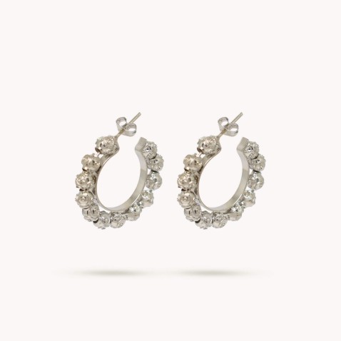 Minhota | Viana bead Earrings L - 5mm