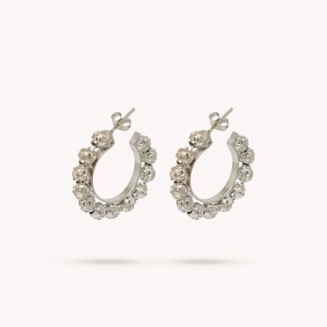 Minhota | Viana bead Earrings L - 5mm