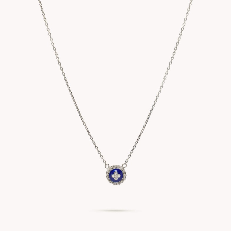 Portuguese Roses | Enamel Necklace M